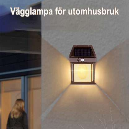 Solara™ | Atmosfärisk, trådlös och vattentät  - Solar Tungsten Vägglampa