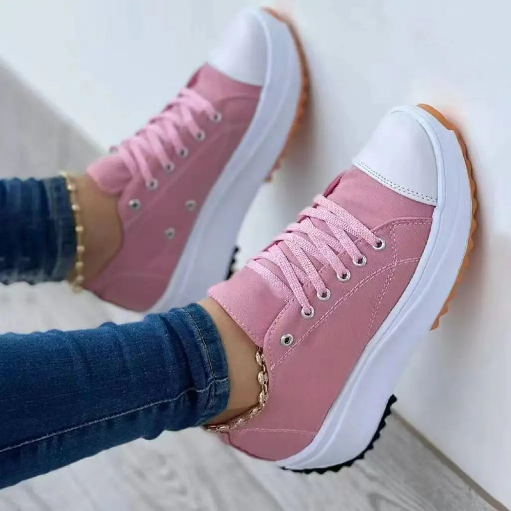 Priscilla™ | Gå På Moln | Avslappnade Sneakers