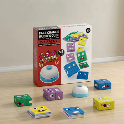 Face Expression Cubes™ (Inclusief GRATIS houten puzzel t.w.v. €18.50) - Sorandi.nl