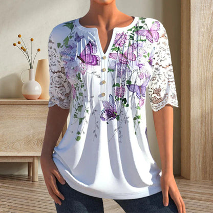 Women's Elegant Blouse™ | Elegant design med tryck