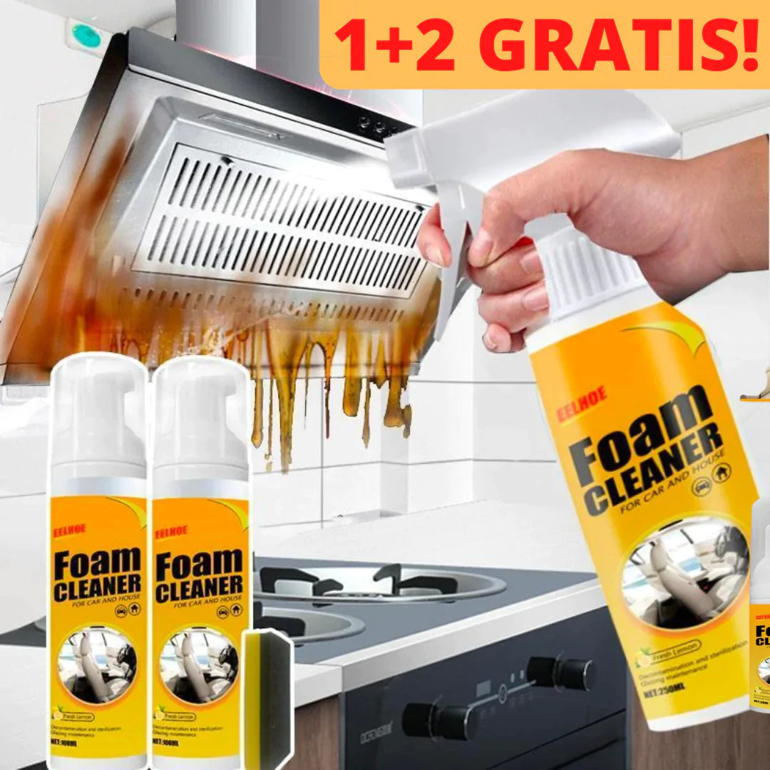 Magic Foam Cleaner™ | Ultimativ kraftfuld udrensning | 1+2 GRATIS