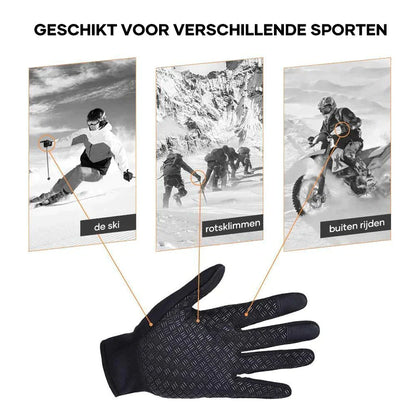 Thermal Gloves™ | Vindtäta termiska handskar lämpliga för pekskärmar | 1+1 FREE