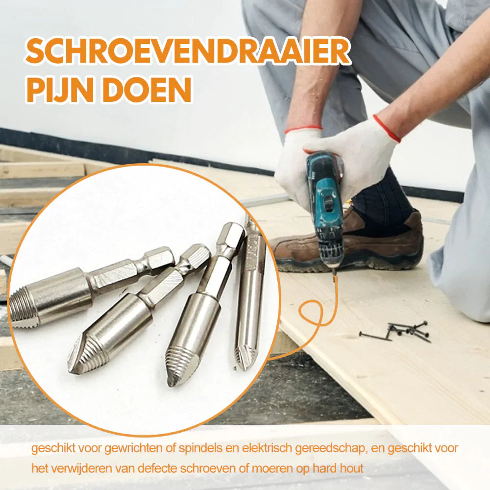 Durable Screw Extractor™ | Superhändig skruvdragarsats (5 st.)