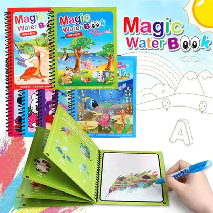 Splash Color Book™ | Magisk akvarellmålarbok för barn