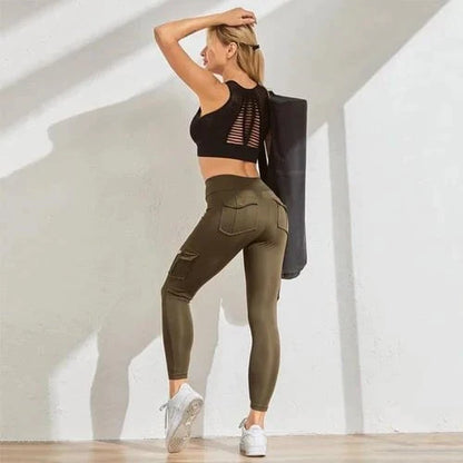 Women's Cargo Leggings™ | Strækbare sexede yogabukser