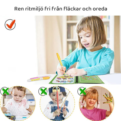 Splash Color Book™ | Magisk akvarellmålarbok för barn