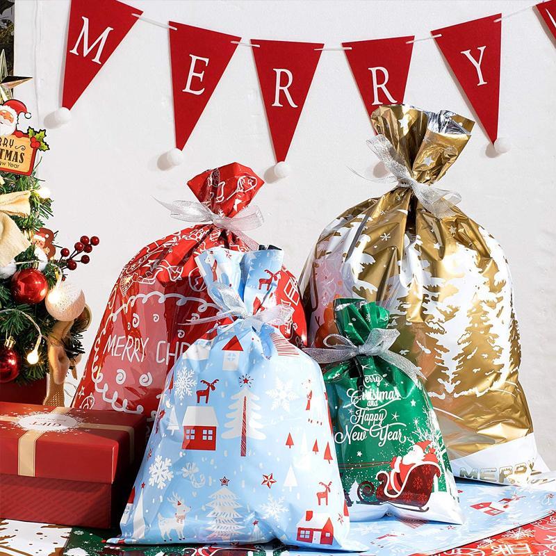 Christmas Drawstring Bag™ |  Unik inslagning av julklappar