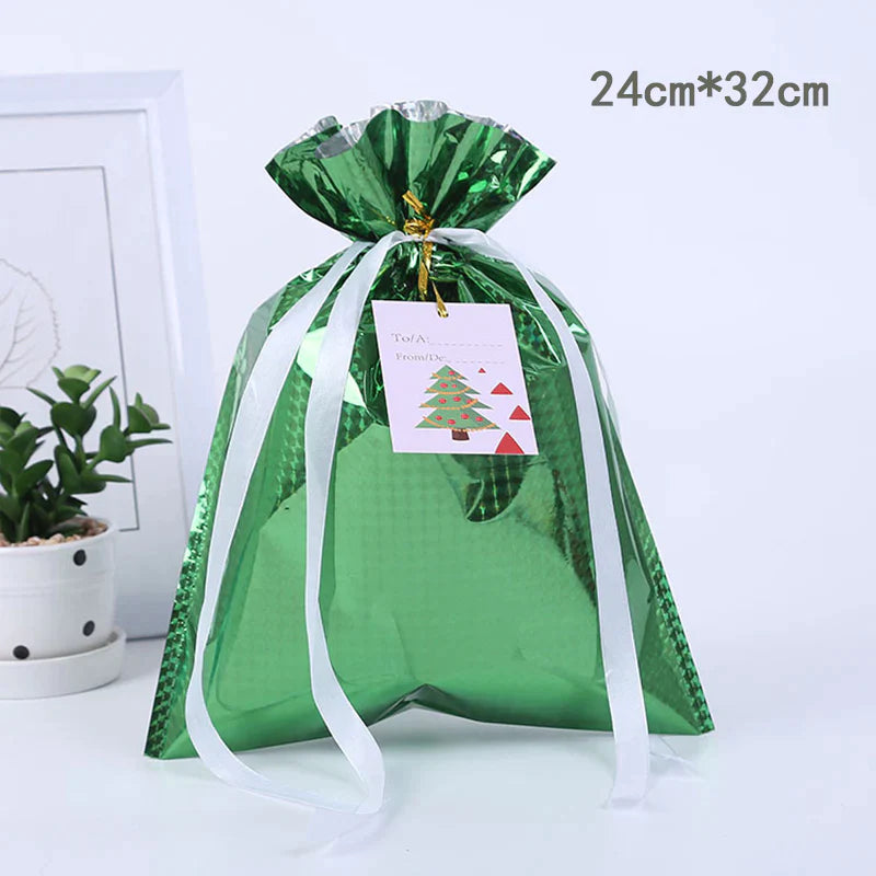 Christmas Drawstring Bag™ |  Unik inslagning av julklappar