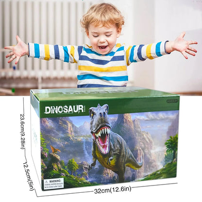 Racing Dinosaur Train Set™ | Fantasifullt tågset för oöverträffad underhållning | Innehåller en extra GRATIS Dino + tågvagn värd 149