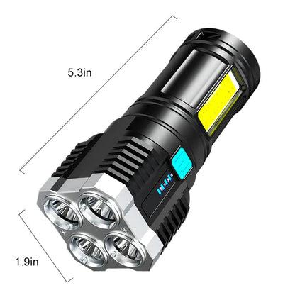 Intense LED Flashlight™ | Ultrastark nattlampa med flera funktioner