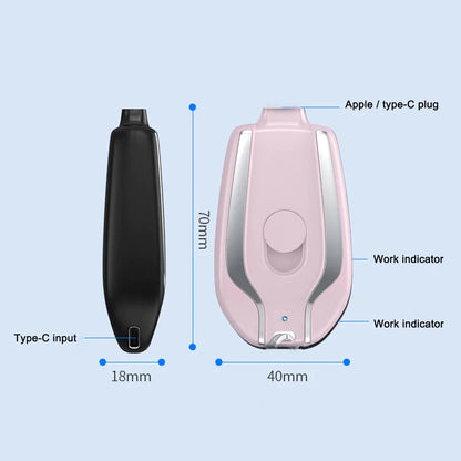 Rechargely™ | Powerbank nyckelring resesällskap