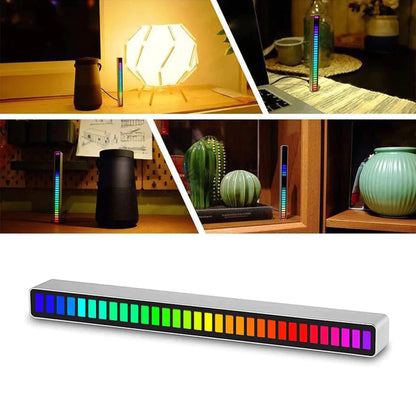 (2+2 GRATIS ) The Light Bar™ | USB-laddningsbart RGB-ljudljus som rör sig