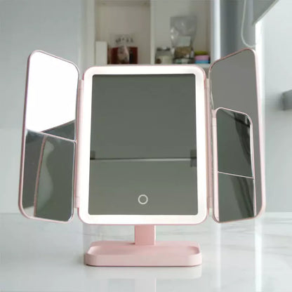 Vanity Mirror™ | Tredubbla sminkspeglar med trefärgad LED-belysning