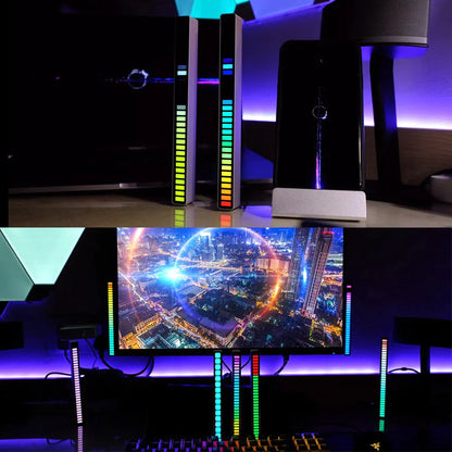 (2+2 GRATIS ) The Light Bar™ | USB-laddningsbart RGB-ljudljus som rör sig