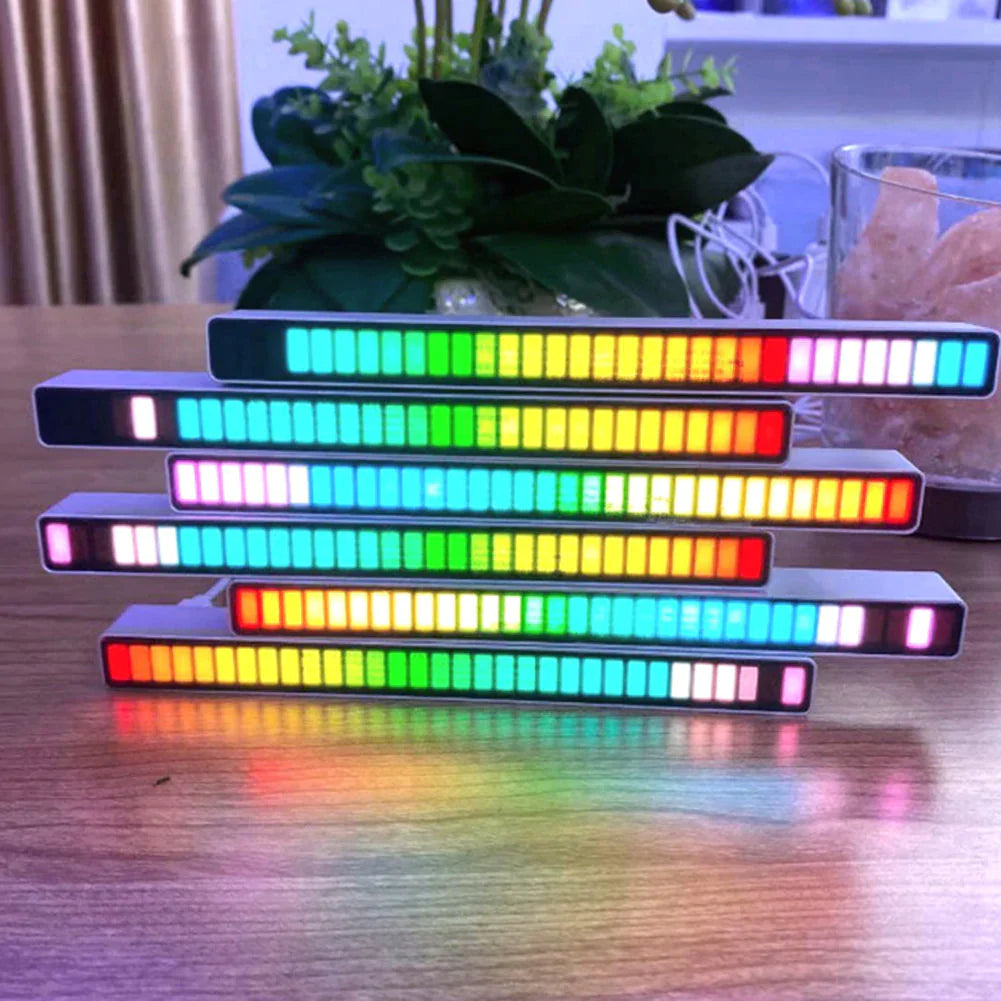 (2+2 GRATIS ) The Light Bar™ | USB-laddningsbart RGB-ljudljus som rör sig