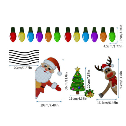 Christmas StickersFest™ | Reflekterande lampstickers för en optimal julupplevelse