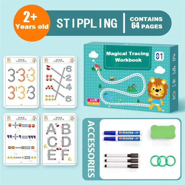 Children's Tracing Workbook™ | Hjälp ditt barn att växa och lära sig genom lek!