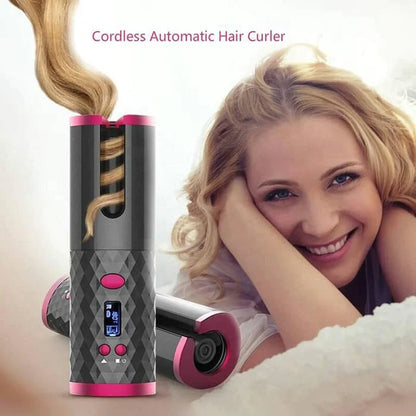 Wireless Auto Curler™ | Blixtsnabb automatisk bärbar locktång