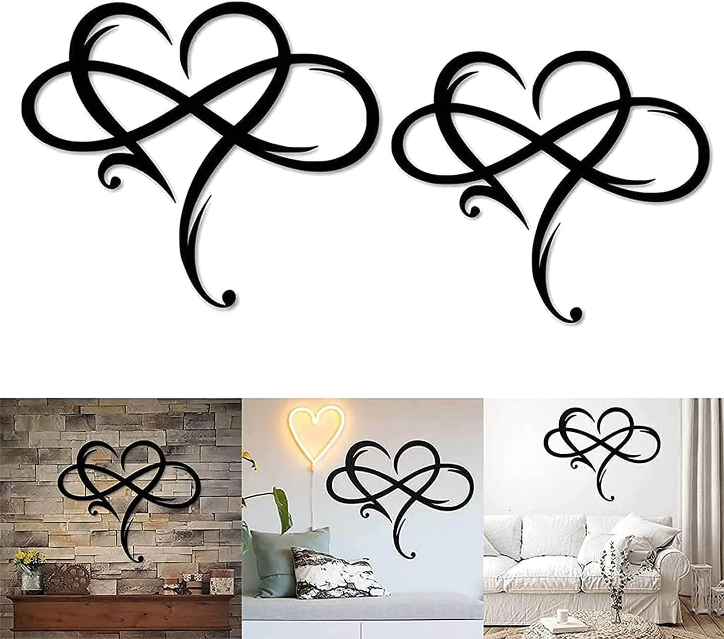 Infinity Heart Wall Decor™ | Symbolen för evig kärlek