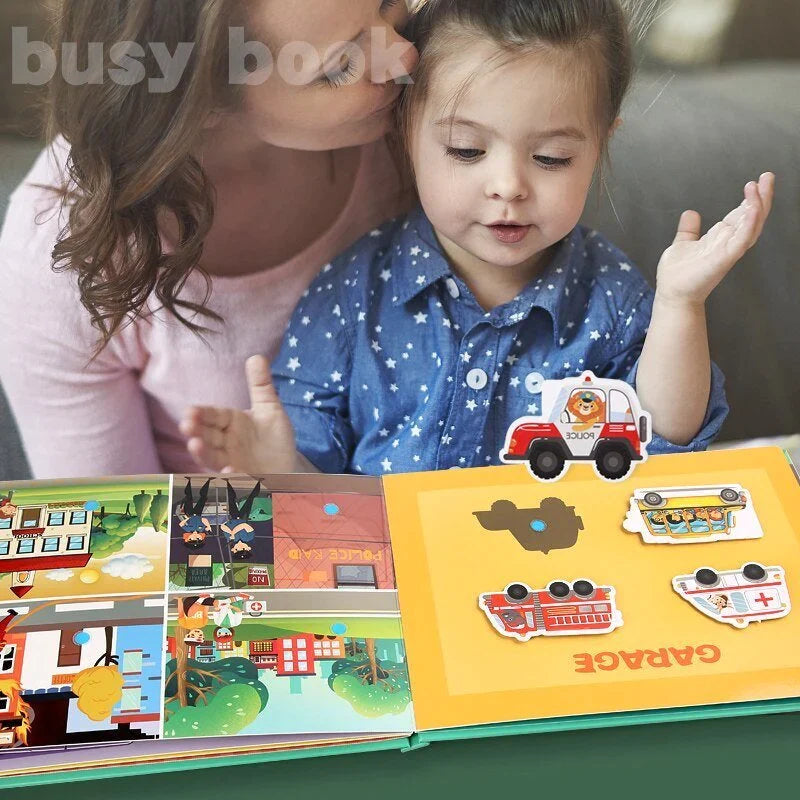 Montesorri Busy Book™ | Pedagogisk och kreativ bok för barn