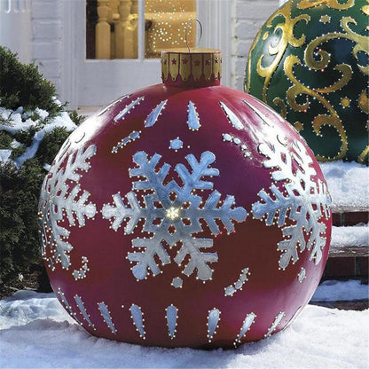 Giant Christmas Ball™ | Uppblåsbara juldekorationer för utomhus- och inomhusbruk!