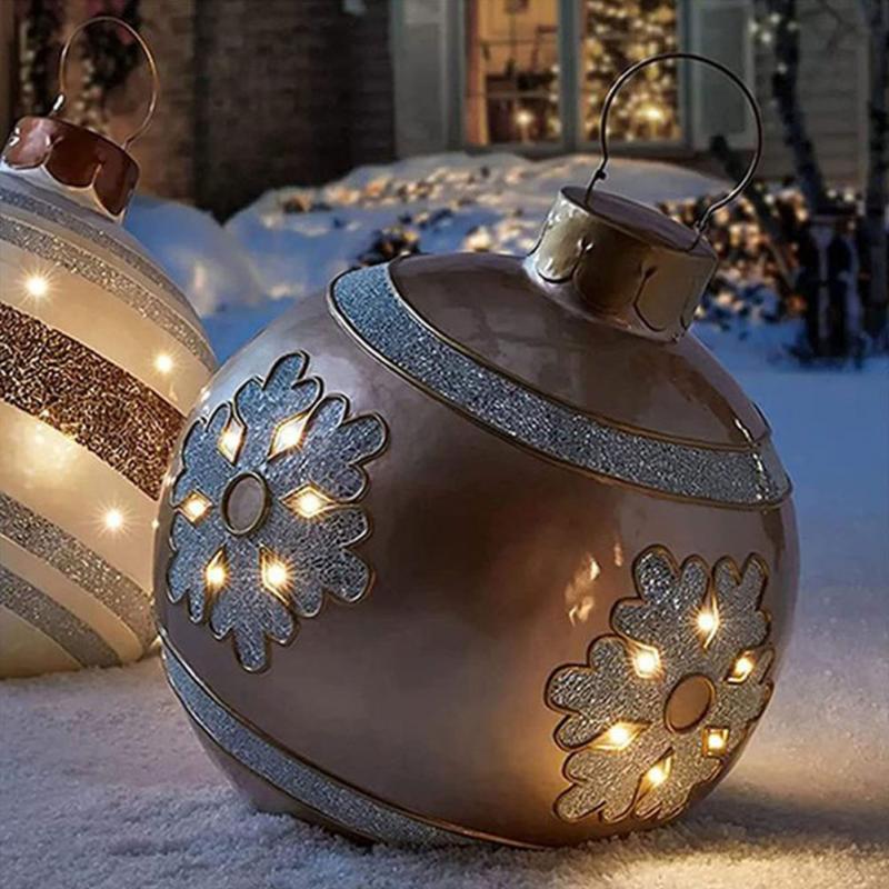 Giant Christmas Ball™ | Uppblåsbara juldekorationer för utomhus- och inomhusbruk!