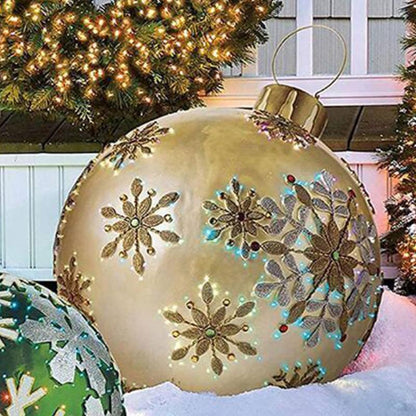 Giant Christmas Ball™ | Uppblåsbara juldekorationer för utomhus- och inomhusbruk!