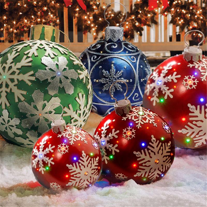 Giant Christmas Ball™ | Uppblåsbara juldekorationer för utomhus- och inomhusbruk!